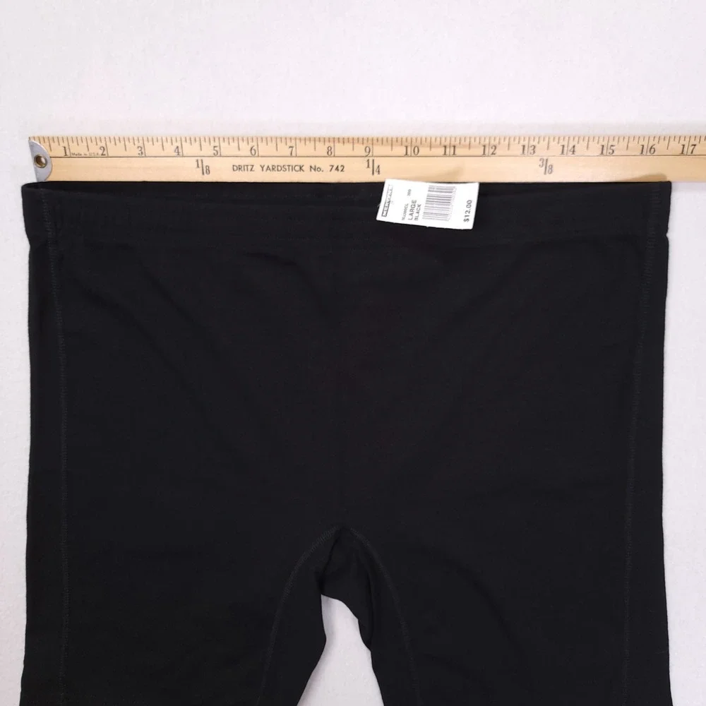 Cheetah‎ Sport Mens XL Black Compression Shorts Cotton Lycra Made in USA New